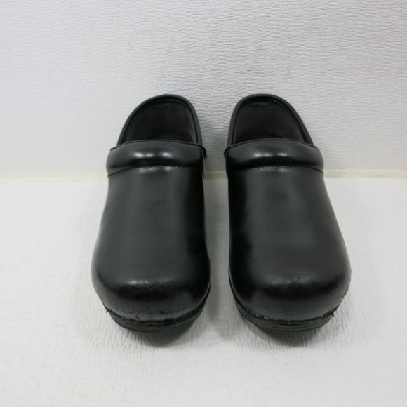 Dansko Professional Polished Leather Dress Clogs - Picture 3 of 6
